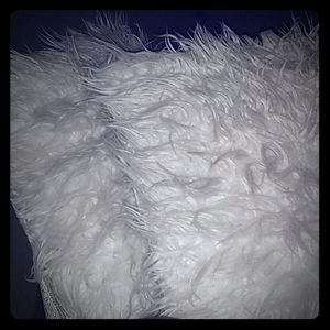 Soft furry pillows